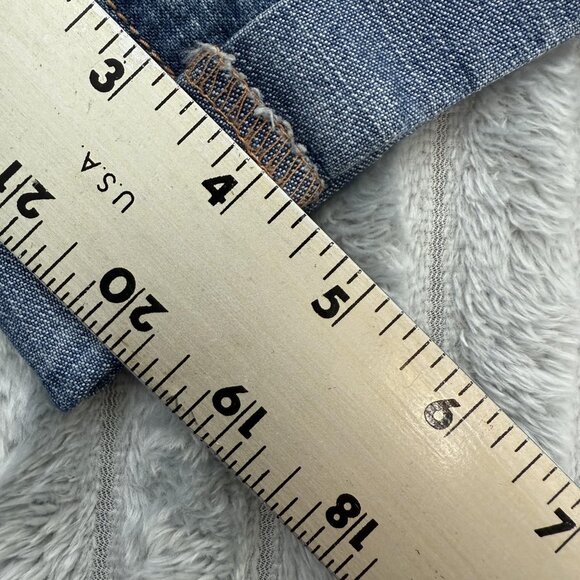 Fire & Gold Denim Shorts Womens 12 Blue Rolled Cuff Casual Stretch Jean Summer‎ - Picture 5 of 6